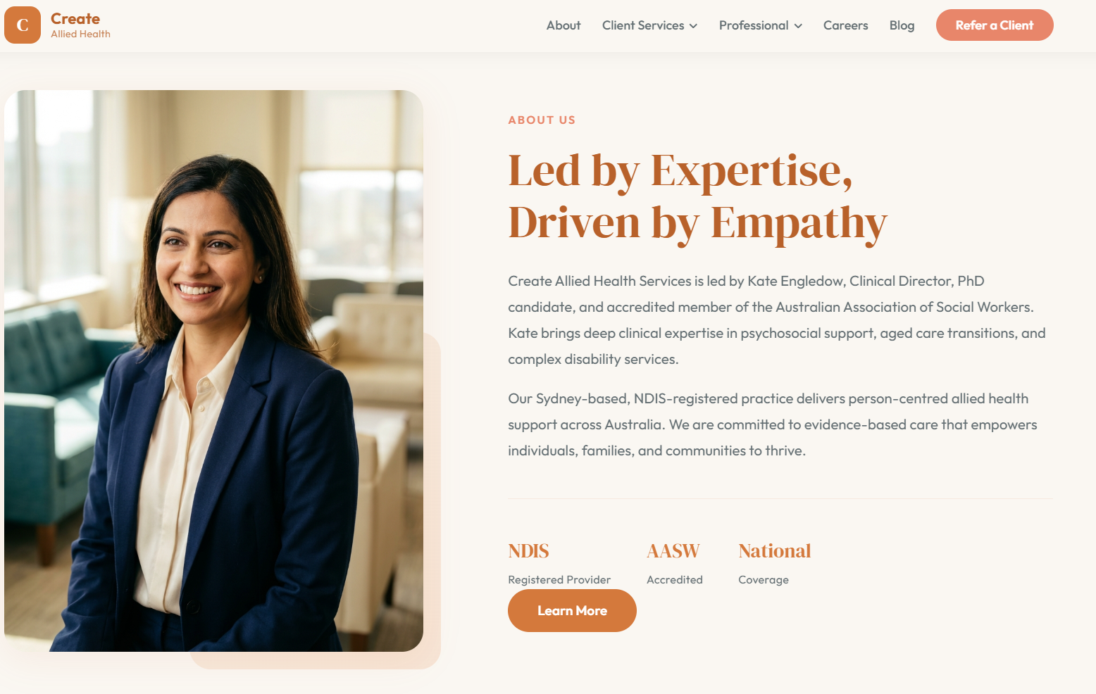 Allied Health support services website